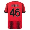 Camiseta de fútbol AC Milan Gabbia 46 Primera Equipación 23-24 - Hombre